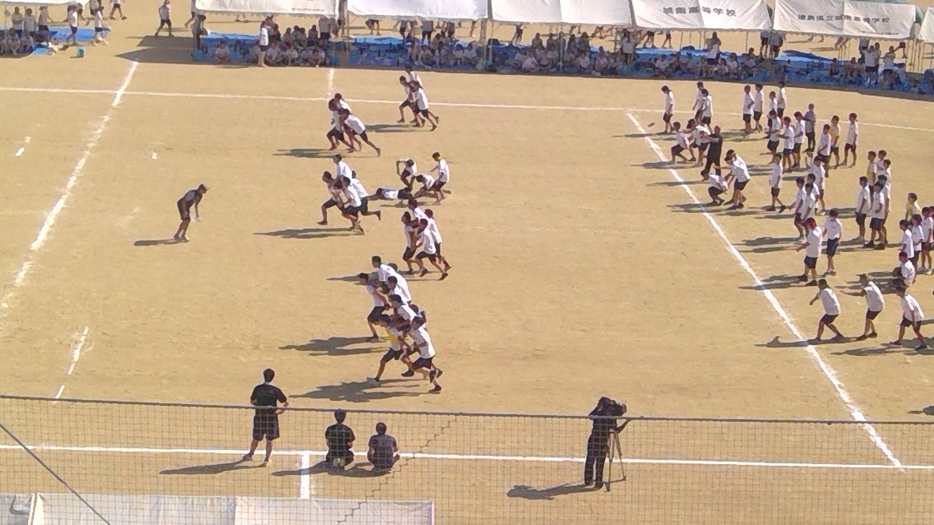 男の騎馬リレー