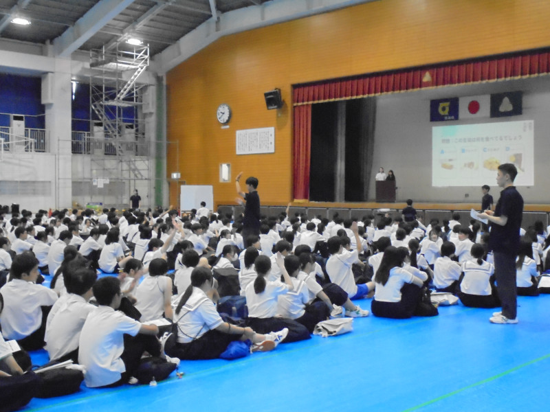 生徒会主催の学校紹介イベント