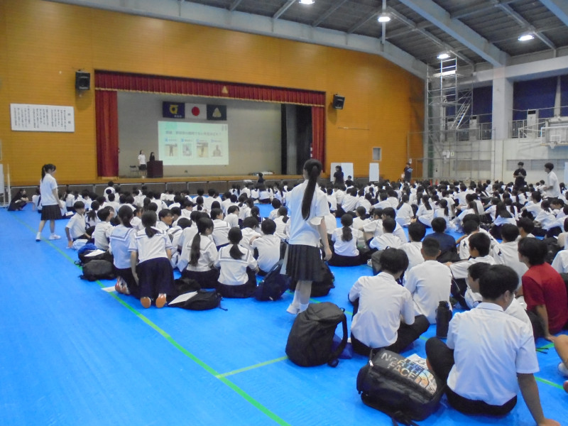 生徒会主催の学校紹介イベント